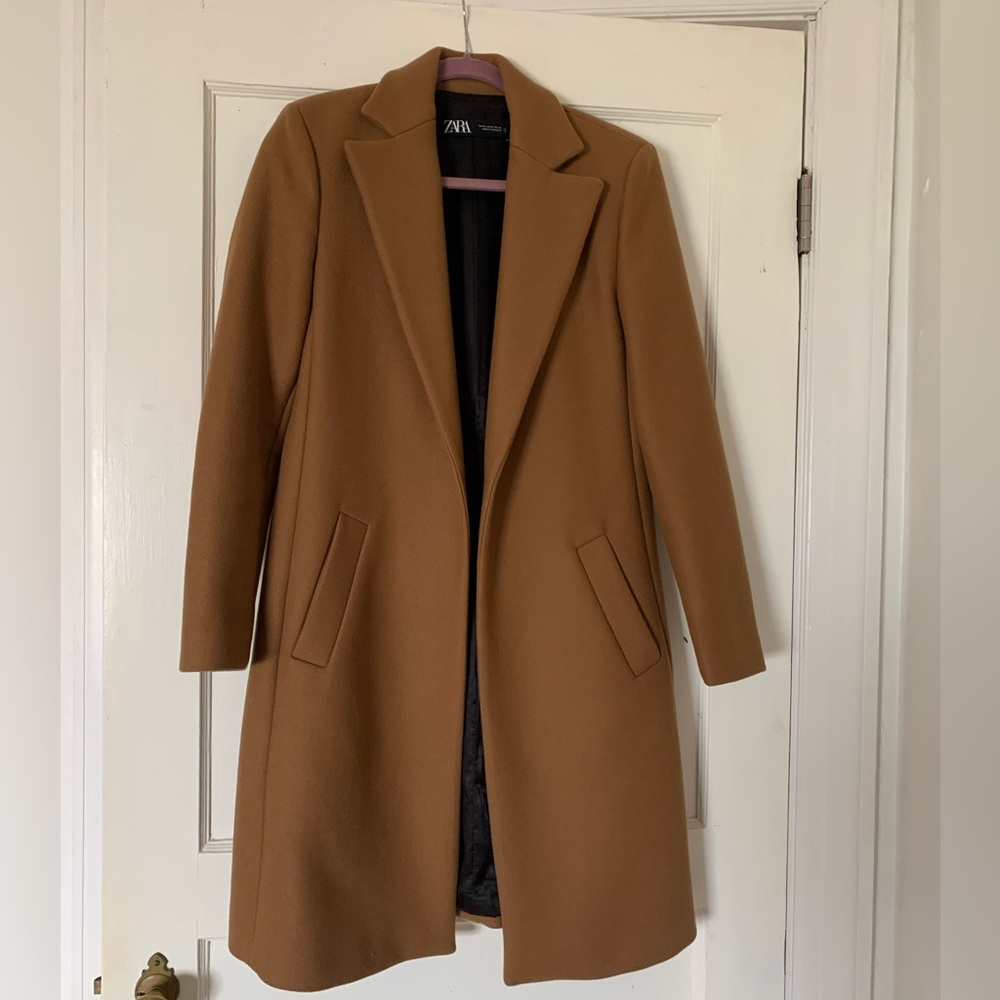 Camel Zara Coat (fits like XS)